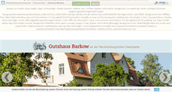 Desktop Screenshot of gutshaus-barkow.de